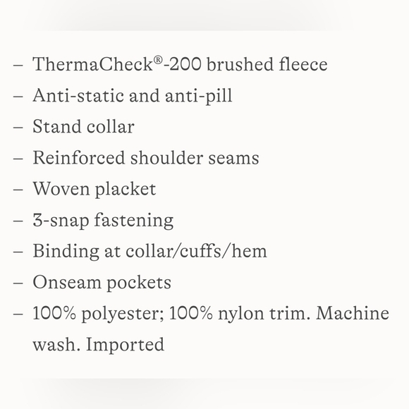 Lands End Heritage Fleece Snap Neck Pullover Red Navy Buffalo Checkers LARGE - Picture 7 of 7